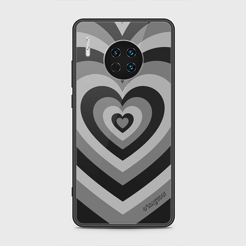 Huawei Mate 30 Cover - O'Nation Heartbeat Series - HQ Ultra Shine Premium Infinity Glass Soft Silicon Borders Case