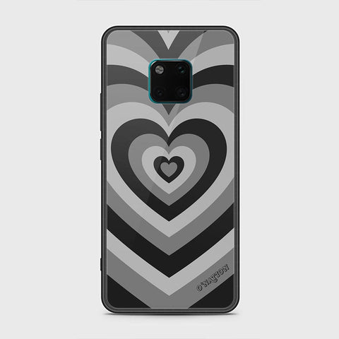 Huawei Mate 20 Pro Cover - O'Nation Heartbeat Series - HQ Ultra Shine Premium Infinity Glass Soft Silicon Borders Case