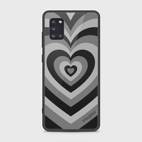 Samsung Galaxy A31 Cover - O'Nation Heartbeat Series - HQ Ultra Shine Premium Infinity Glass Soft Silicon Borders Case