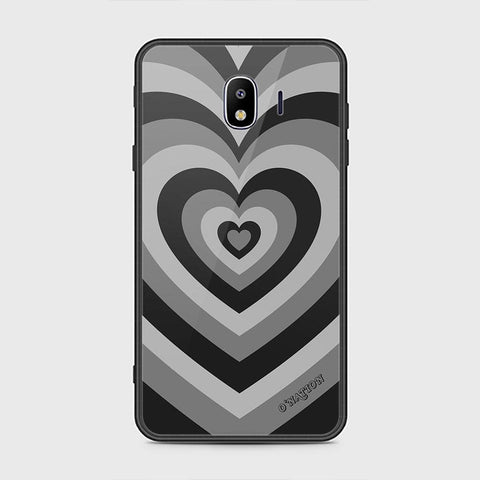 Samsung Galaxy J4 2018 Cover - O'Nation Heartbeat Series - HQ Ultra Shine Premium Infinity Glass Soft Silicon Borders Case