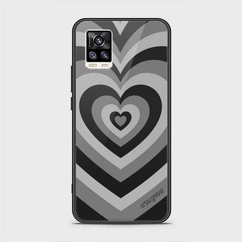 Vivo V20 Cover - O'Nation Heartbeat Series - HQ Ultra Shine Premium Infinity Glass Soft Silicon Borders Case