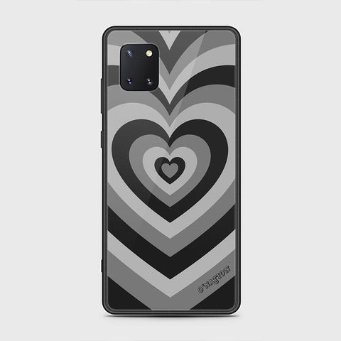 Samsung Galaxy Note 10 Lite Cover - O'Nation Heartbeat Series - HQ Ultra Shine Premium Infinity Glass Soft Silicon Borders Case