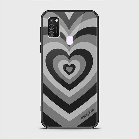 Samsung Galaxy M21 Cover - O'Nation Heartbeat Series - HQ Ultra Shine Premium Infinity Glass Soft Silicon Borders Case