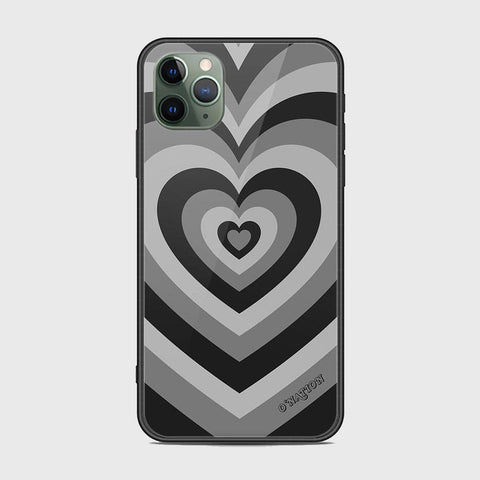 iPhone 11 Pro Cover - O'Nation Heartbeat Series - HQ Ultra Shine Premium Infinity Glass Soft Silicon Borders Case