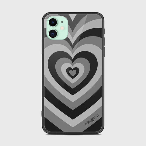 iPhone 11 Cover - O'Nation Heartbeat Series - HQ Ultra Shine Premium Infinity Glass Soft Silicon Borders Case