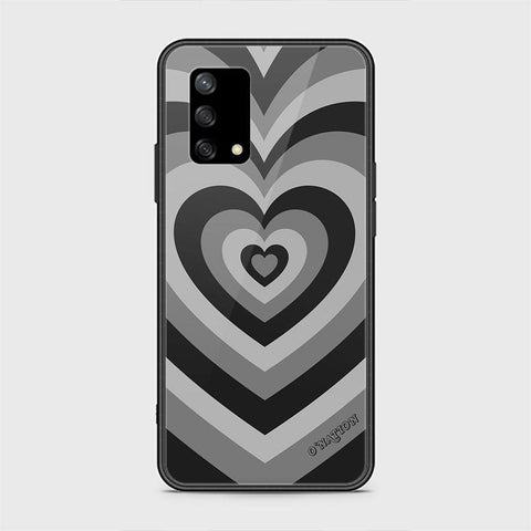 Oppo A95 4G Cover - O'Nation Heartbeat Series - HQ Ultra Shine Premium Infinity Glass Soft Silicon Borders Case