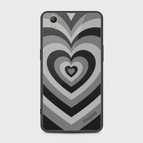 Oppo A37 Cover - O'Nation Heartbeat Series - HQ Ultra Shine Premium Infinity Glass Soft Silicon Borders Case