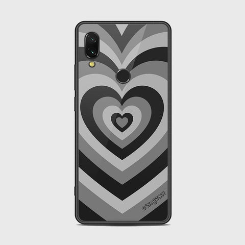 Xiaomi Redmi 7 Cover - O'Nation Heartbeat Series - HQ Ultra Shine Premium Infinity Glass Soft Silicon Borders Case
