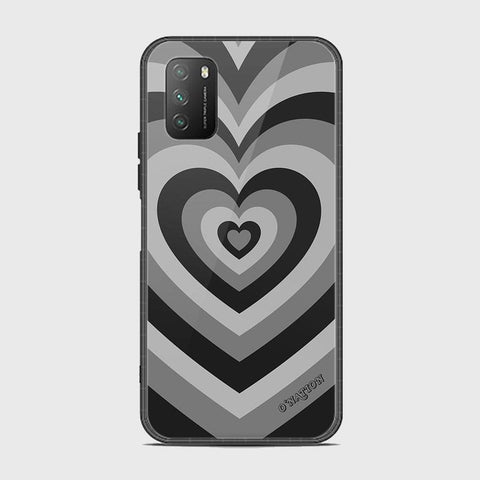 Xiaomi Poco M3 Cover - O'Nation Heartbeat Series - HQ Ultra Shine Premium Infinity Glass Soft Silicon Borders Case