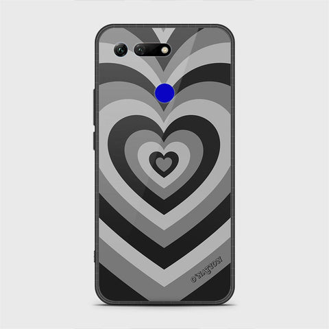 Huawei Honor View 20 Cover - O'Nation Heartbeat Series - HQ Ultra Shine Premium Infinity Glass Soft Silicon Borders Case