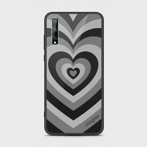 Huawei Y8p Cover - O'Nation Heartbeat Series - HQ Ultra Shine Premium Infinity Glass Soft Silicon Borders Case