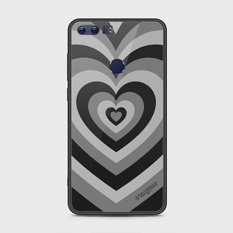 Huawei Honor 8 Cover - O'Nation Heartbeat Series - HQ Ultra Shine Premium Infinity Glass Soft Silicon Borders Case