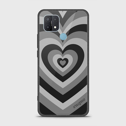 Oppo A35 Cover - O'Nation Heartbeat Series - HQ Ultra Shine Premium Infinity Glass Soft Silicon Borders Case