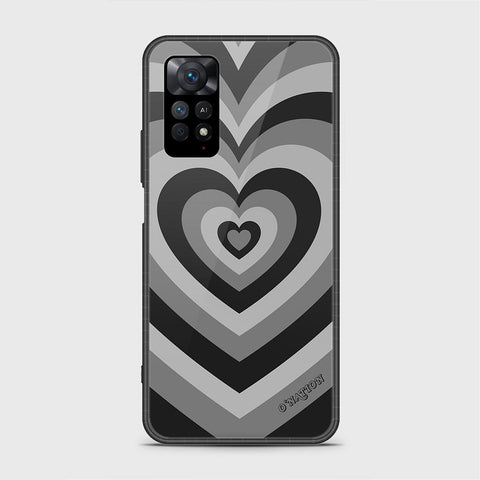 Xiaomi Redmi Note 11 Pro Cover - O'Nation Heartbeat Series - HQ Ultra Shine Premium Infinity Glass Soft Silicon Borders Case