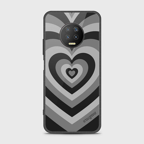 Infinix Note 7 Cover - O'Nation Heartbeat Series - HQ Ultra Shine Premium Infinity Glass Soft Silicon Borders Case