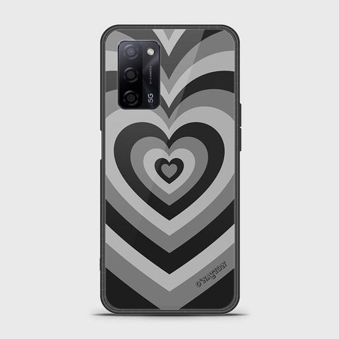 Oppo A55s Cover - O'Nation Heartbeat Series - HQ Ultra Shine Premium Infinity Glass Soft Silicon Borders Case