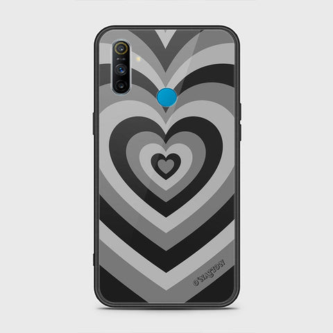 Realme 5s Cover - O'Nation Heartbeat Series - HQ Ultra Shine Premium Infinity Glass Soft Silicon Borders Case