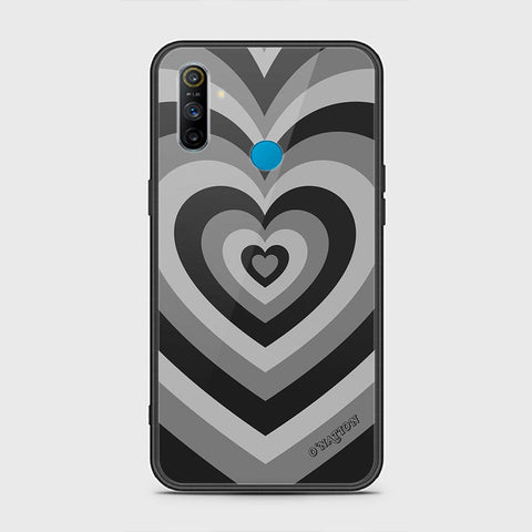 Realme 5i Cover - O'Nation Heartbeat Series - HQ Ultra Shine Premium Infinity Glass Soft Silicon Borders Case