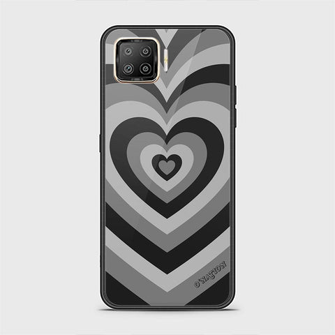 Oppo Reno 4 Lite Cover - O'Nation Heartbeat Series - HQ Ultra Shine Premium Infinity Glass Soft Silicon Borders Case