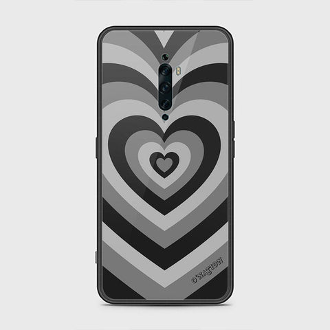Oppo Reno 2F Cover - O'Nation Heartbeat Series - HQ Ultra Shine Premium Infinity Glass Soft Silicon Borders Case