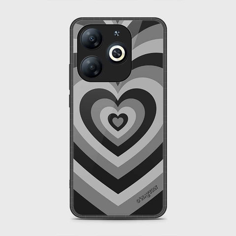 Infinix Hot 40i Cover- O'Nation Heartbeat Series - HQ Ultra Shine Premium Infinity Glass Soft Silicon Borders Case