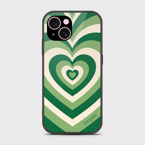 iPhone 15 Plus Cover- O'Nation Heartbeat Series - HQ Ultra Shine Premium Infinity Glass Soft Silicon Borders Case