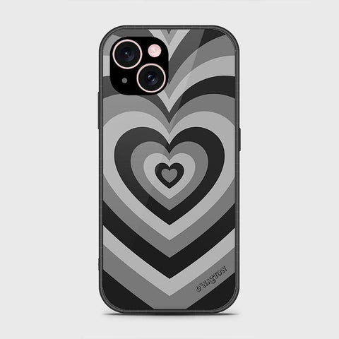 iPhone 15 Plus Cover- O'Nation Heartbeat Series - HQ Ultra Shine Premium Infinity Glass Soft Silicon Borders Case