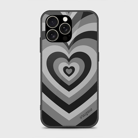 iPhone 15 Pro Max Cover- O'Nation Heartbeat Series - HQ Ultra Shine Premium Infinity Glass Soft Silicon Borders Case