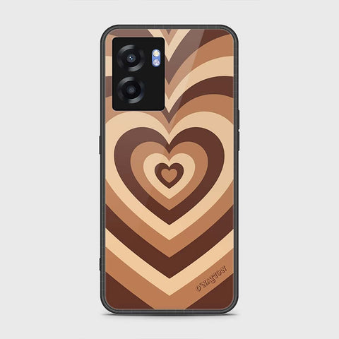 Oppo A77 5G Cover- O'Nation Heartbeat Series - HQ Ultra Shine Premium Infinity Glass Soft Silicon Borders Case