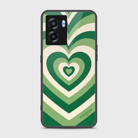 Oppo A77 5G Cover- O'Nation Heartbeat Series - HQ Ultra Shine Premium Infinity Glass Soft Silicon Borders Case