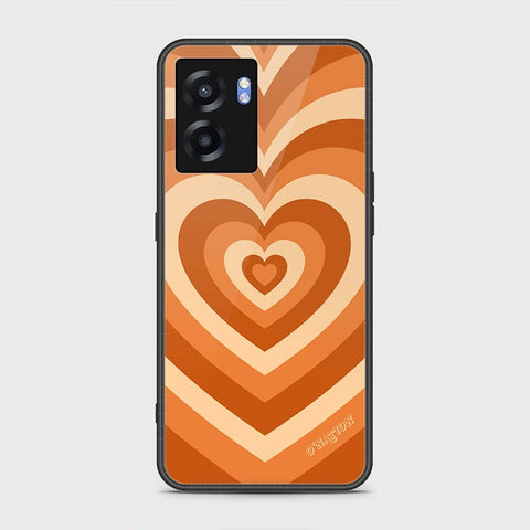 Oppo A77 5G Cover- O'Nation Heartbeat Series - HQ Ultra Shine Premium Infinity Glass Soft Silicon Borders Case