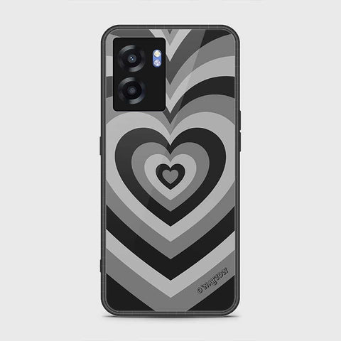 Oppo A77 5G Cover- O'Nation Heartbeat Series - HQ Ultra Shine Premium Infinity Glass Soft Silicon Borders Case