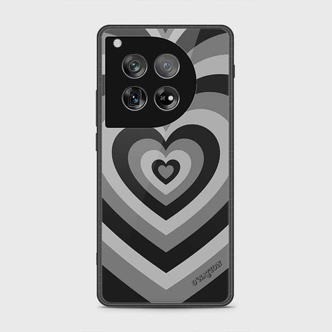 OnePlus 12 Cover- O'Nation Heartbeat Series - HQ Ultra Shine Premium Infinity Glass Soft Silicon Borders Case
