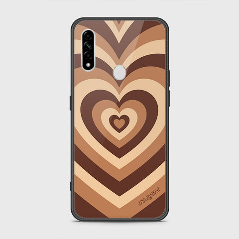 Oppo A8 Cover- O'Nation Heartbeat Series - HQ Ultra Shine Premium Infinity Glass Soft Silicon Borders Case