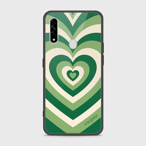 Oppo A8 Cover- O'Nation Heartbeat Series - HQ Ultra Shine Premium Infinity Glass Soft Silicon Borders Case