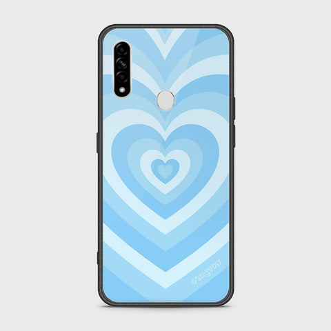 Oppo A8 Cover- O'Nation Heartbeat Series - HQ Ultra Shine Premium Infinity Glass Soft Silicon Borders Case