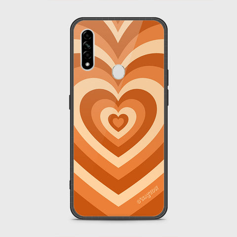 Oppo A8 Cover- O'Nation Heartbeat Series - HQ Ultra Shine Premium Infinity Glass Soft Silicon Borders Case