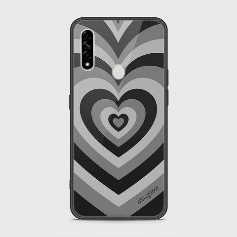 Oppo A8 Cover- O'Nation Heartbeat Series - HQ Ultra Shine Premium Infinity Glass Soft Silicon Borders Case