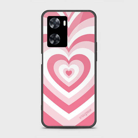 Oppo A57s Cover - O'Nation Heartbeat Series - HQ Ultra Shine Premium Infinity Glass Soft Silicon Borders Case