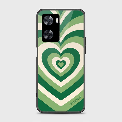 Oppo A57s Cover - O'Nation Heartbeat Series - HQ Ultra Shine Premium Infinity Glass Soft Silicon Borders Case