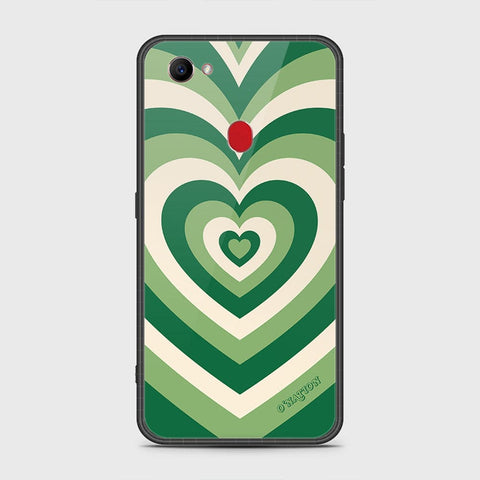 Oppo F7 Cover- O'Nation Heartbeat Series - HQ Ultra Shine Premium Infinity Glass Soft Silicon Borders Case