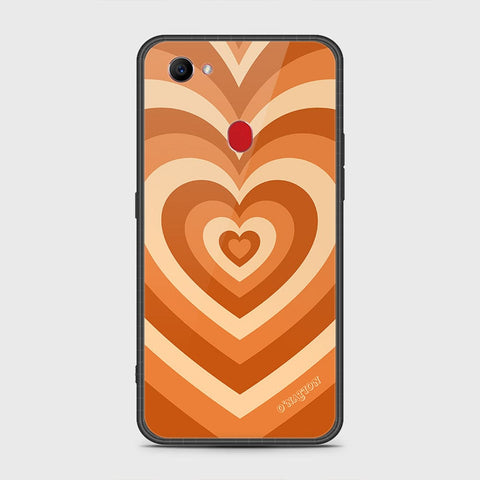 Oppo F7 Cover- O'Nation Heartbeat Series - HQ Ultra Shine Premium Infinity Glass Soft Silicon Borders Case