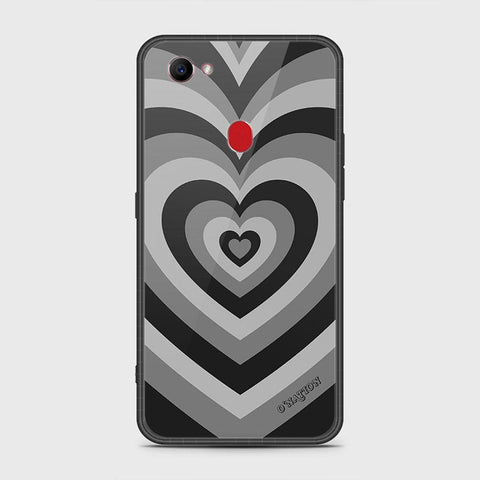 Oppo F7 Cover- O'Nation Heartbeat Series - HQ Ultra Shine Premium Infinity Glass Soft Silicon Borders Case