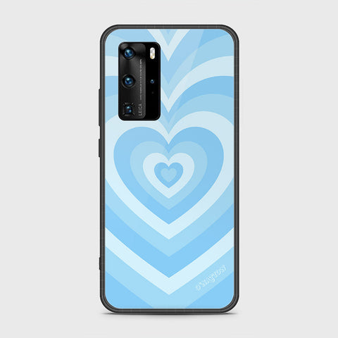 Huawei P40 Pro Cover- O'Nation Heartbeat Series - HQ Ultra Shine Premium Infinity Glass Soft Silicon Borders Case