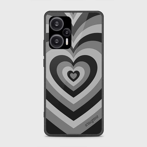 Xiaomi Poco F5  Cover- O'Nation Heartbeat Series - HQ Ultra Shine Premium Infinity Glass Soft Silicon Borders Case