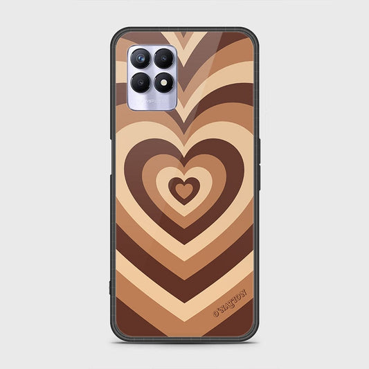 Realme 8i Cover - O'Nation Heartbeat Series - HQ Ultra Shine Premium Infinity Glass Soft Silicon Borders Case