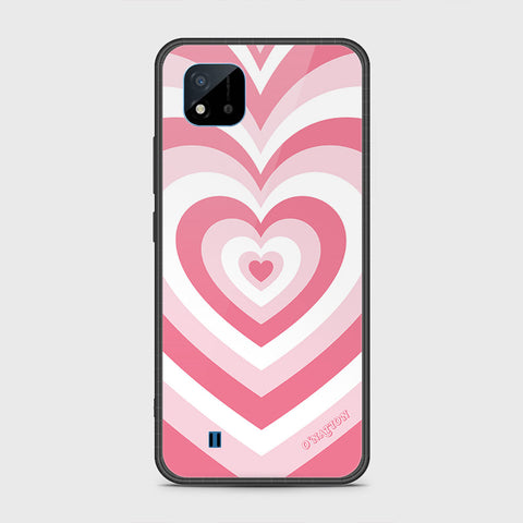 Realme Narzo 50i Cover- O'Nation Heartbeat Series - HQ Ultra Shine Premium Infinity Glass Soft Silicon Borders Case