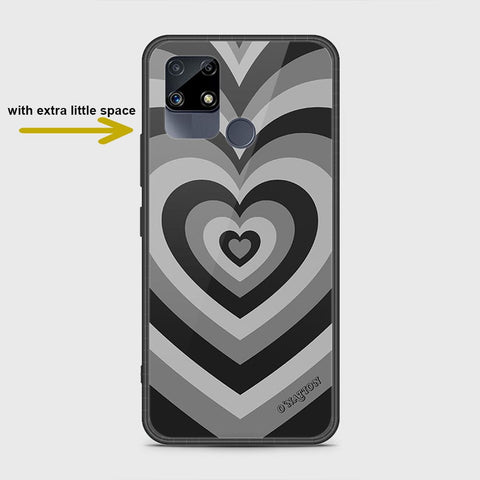 Realme Narzo 20 Cover- O'Nation Heartbeat Series - HQ Ultra Shine Premium Infinity Glass Soft Silicon Borders Case