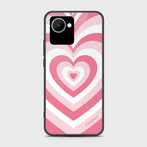 Realme C30s Cover- O'Nation Heartbeat Series - HQ Ultra Shine Premium Infinity Glass Soft Silicon Borders Case