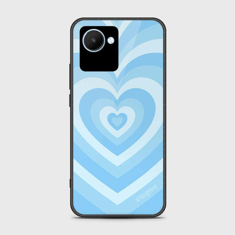 Realme C30s Cover- O'Nation Heartbeat Series - HQ Ultra Shine Premium Infinity Glass Soft Silicon Borders Case